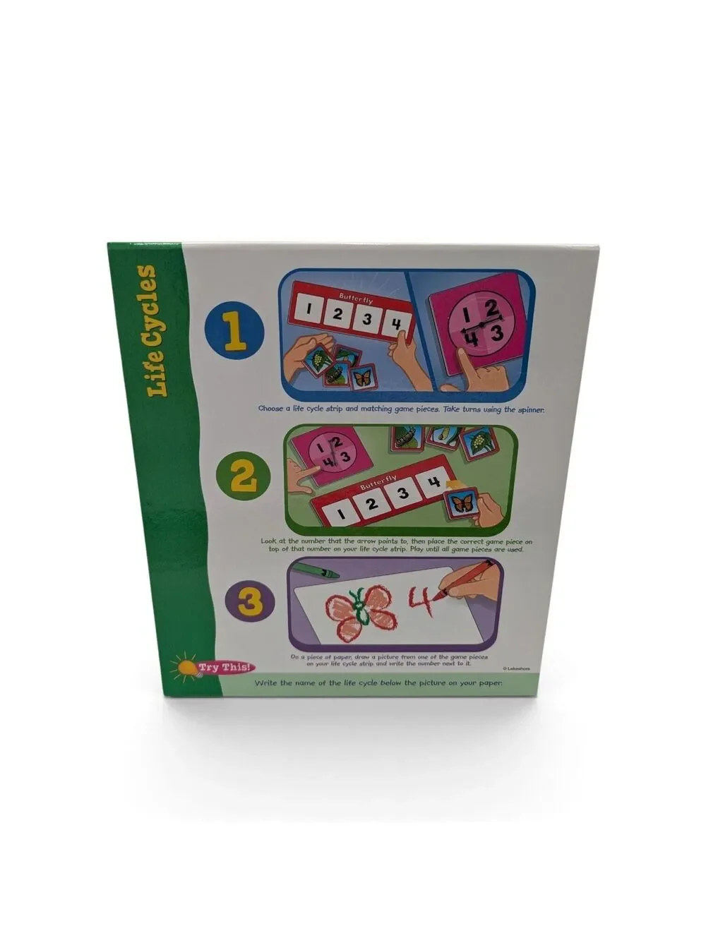 Lakeshore Life Cycles Science Learning Game Complete Homeschool Pre-K TT692